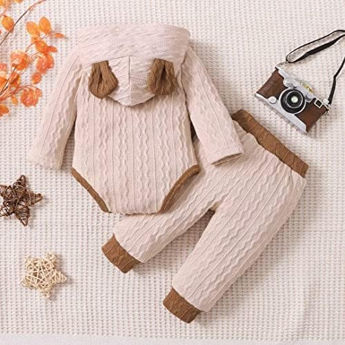 Tepuce Baby Boy Clothes Set - FallWinter Romper Pants