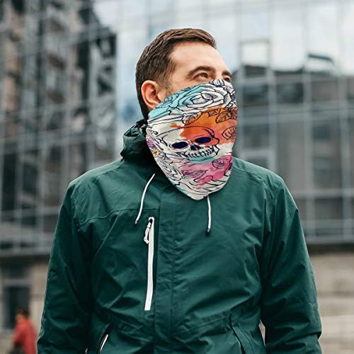 My Little Nest Skull and Roses Balaclava Mask