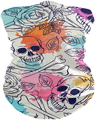 My Little Nest Skull and Roses Balaclava Mask