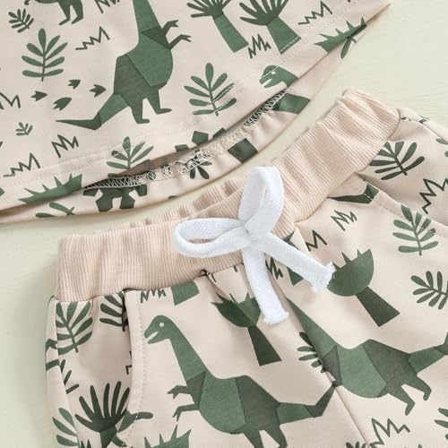 Dinosaur Child Toddler Boys Summer Clothes Set