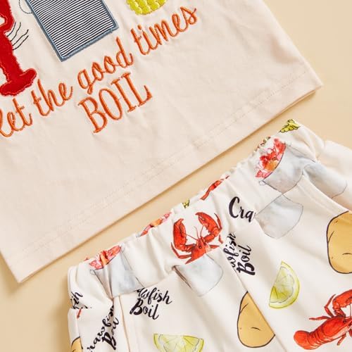 Madjtlqy Summer Toddler Boy Outfit Set Cute Casual Daily Wear