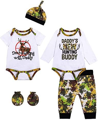 Bakjuno 5-Piece Newborn Deer Outfit for Baby Boys