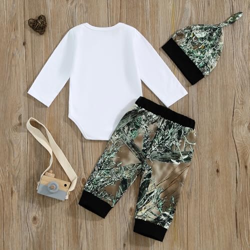 Duck Hunting Baby Outfit Lightweight Camouflage Romper Pants 0-18months