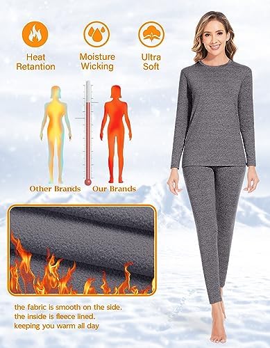Stay Warm and Comfortable in Style Thermal Underwear Set for Women