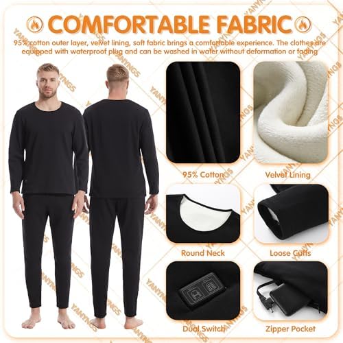 Warm Cozy Heating Underwear Set