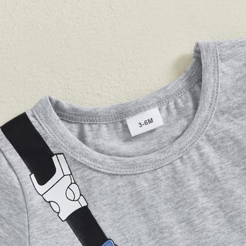CBG Toddler Summer Toddler T-shirt Shorts Set Cute Playful Boys Outfit