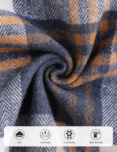 Adorable Toddler Boys Flannel Lattice Button-Down Set