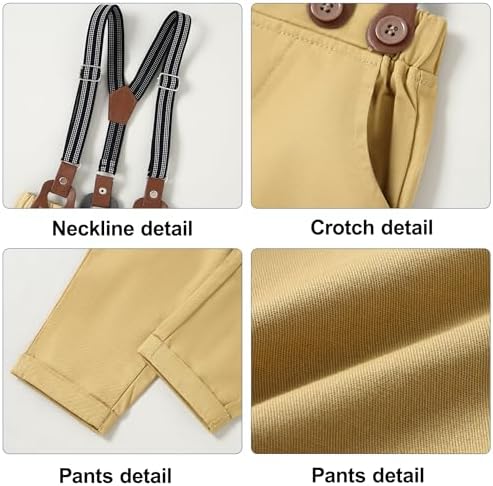 YUEMION Baby Boy Wedding Tuxedo Set