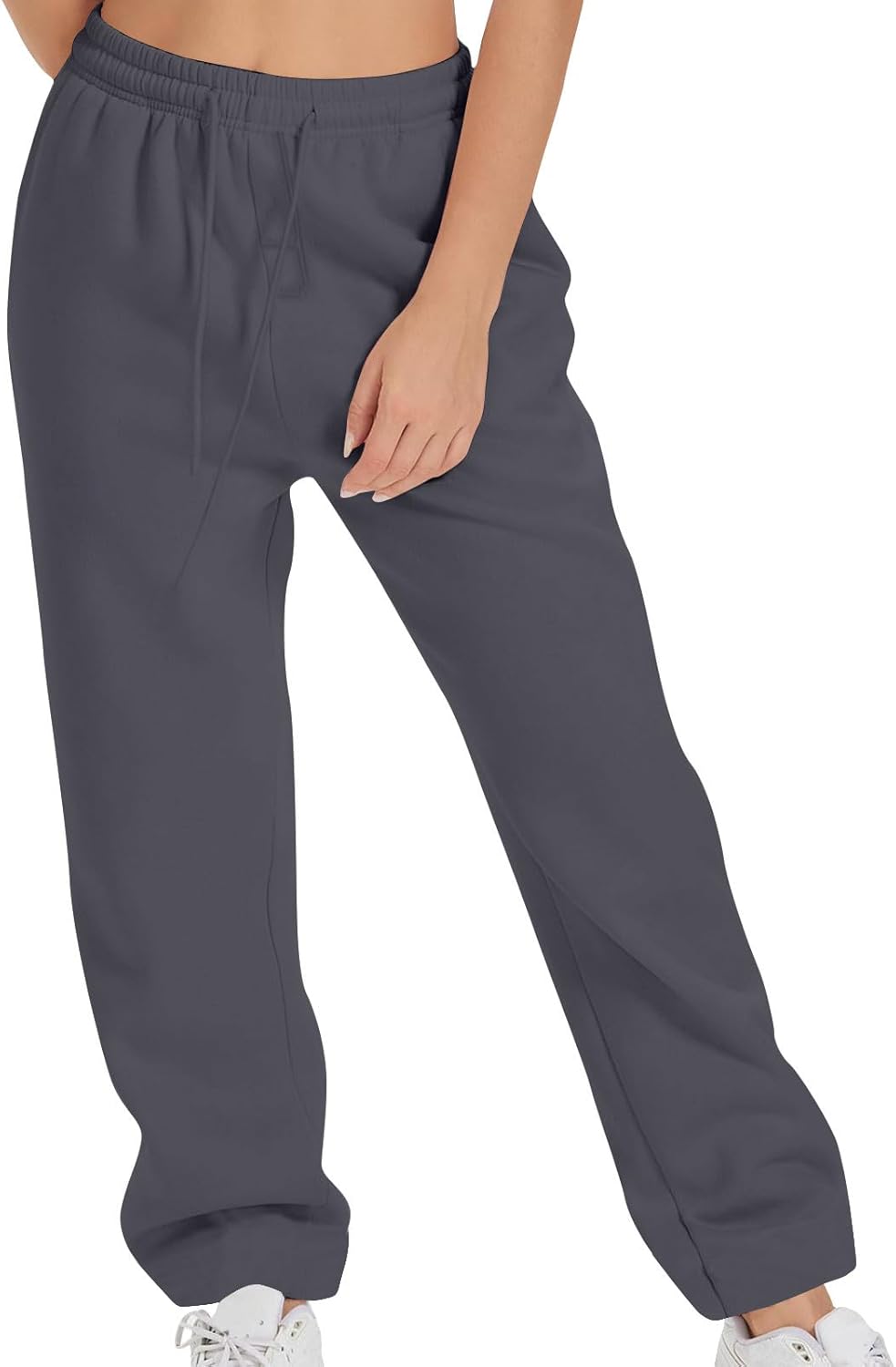 Casual High Waist Sweatpants for Women Trendy Drawstring Joggers with Pockets