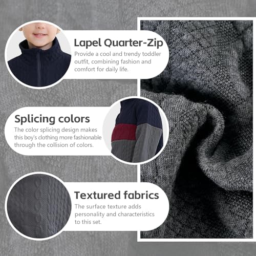 Neutocd Toddler Boys Fall Winter Outfit