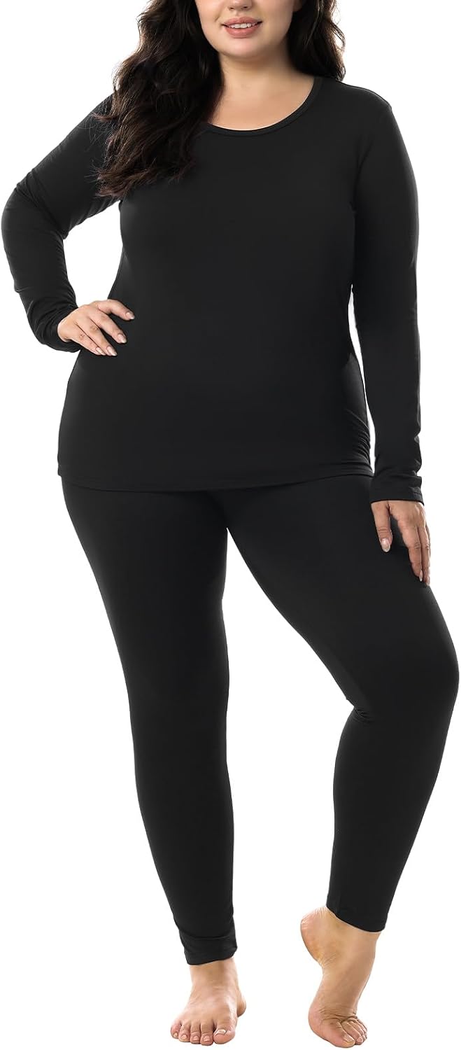 HOdo Plus Size Thermal Pajamas