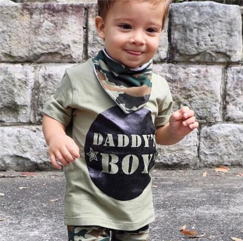 Pivanzore Baby Boy Summer Outfits Set T-Shirt Shorts