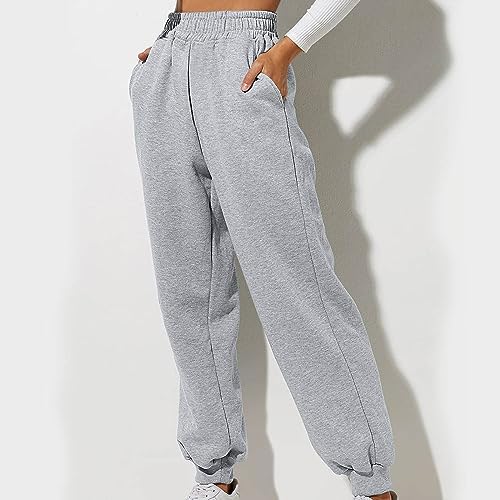 Womens Baggy High-Waisted Cotton Jogger