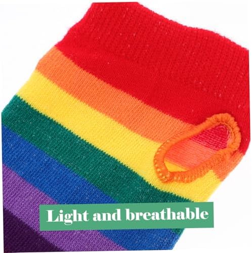 Warm Stylish Holibanna Womens Purple Rainbow Gloves