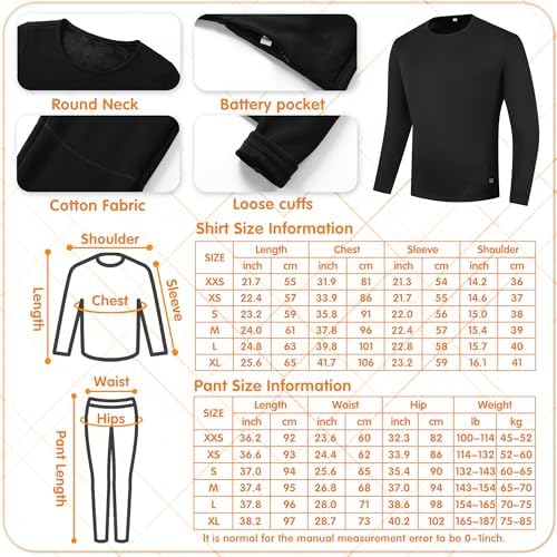 WOMENS IN THERMAL UNDERWEAR SHIRT ELECTRIC HEATING 8 ZONES