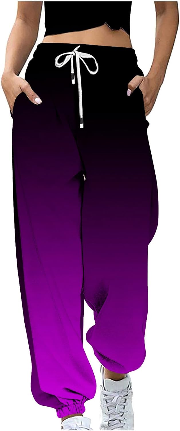 Lawor Teen Girls Gradient sweatpants