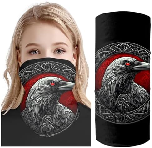 ENLACHIC 3D Viking Totem Balaclava Bandana