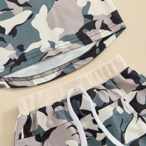 Ledy Champswiin Baby Boy Camouflage Outfit - Lightweight Stretchy