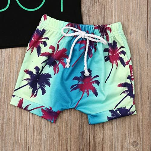 EQSJIU 2Pcs Baby Boys Summer Shorts Set