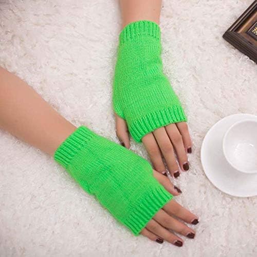 Warm Winter Gloves for Women - Stretchy Fingerless ArmWarmers