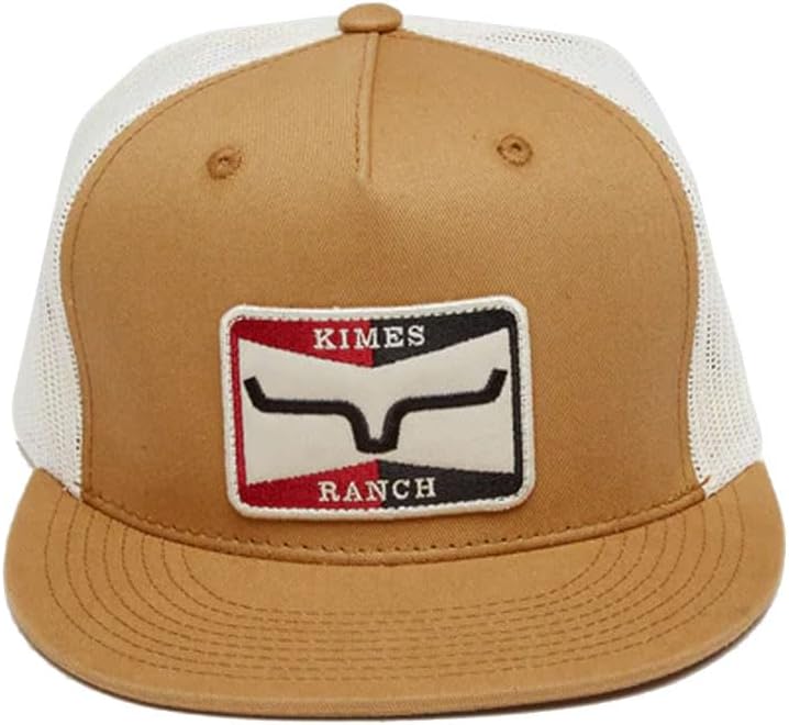 Kimes Ranch Unisex Truckers Sparkydesigned Adjustable Snapback Hat - Camo Patch