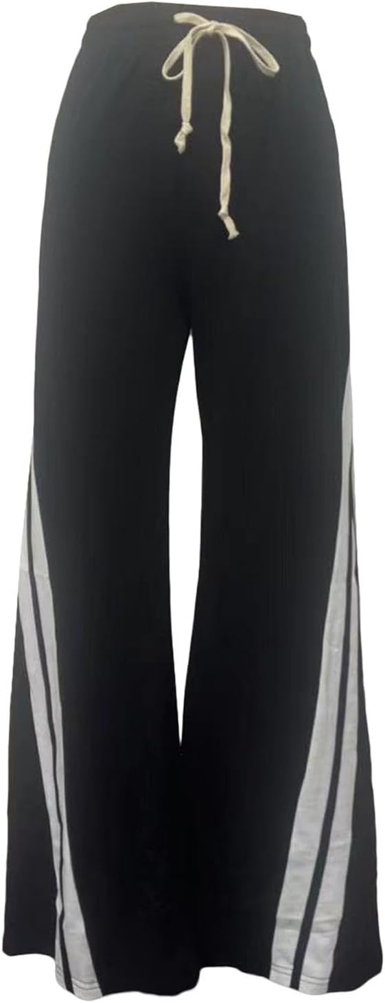Womens High Waist Drawstring Baggy Sweatpants