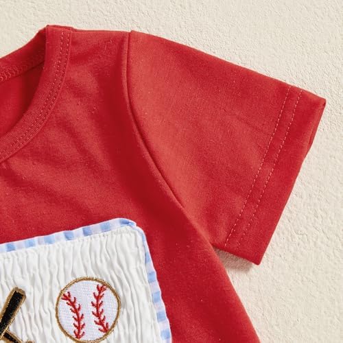 2PCS Plaid Around T-Shirt and Shorts Set for Toddler Boys