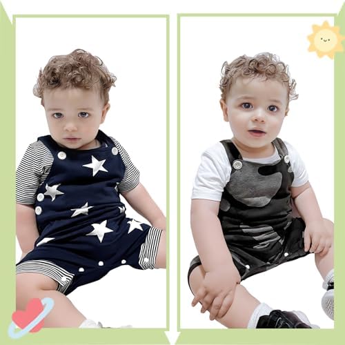 Kimoda Baby Boys Clothes Set Summer Newborn Shorts Outfits 2pcs Perfect