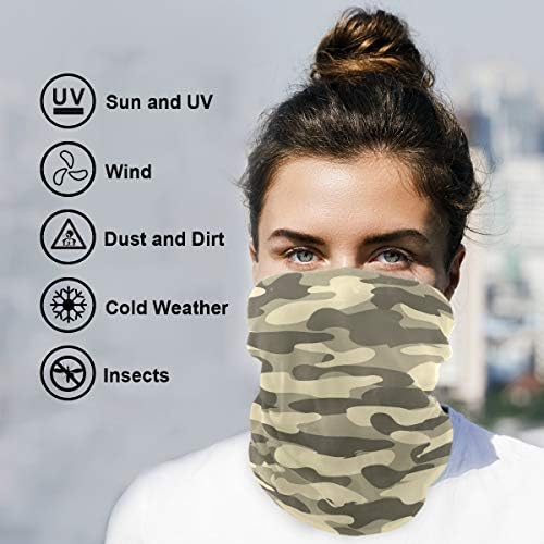 My Little Nest Unisex Camouflage Face Cover Balaclava Headband