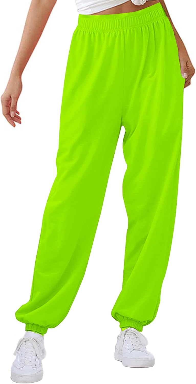 womens baggy sweatpants with pockets and slit