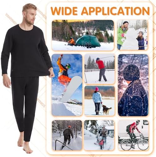 YANYNGS Heated Underwear Shirt with 16 Heating Zones