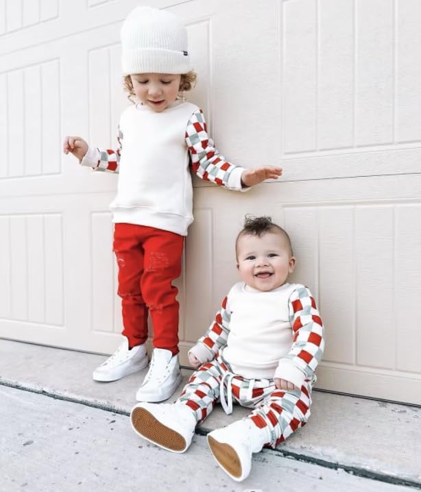 Citgeett Baby Boys Fall Winter Sweatsuit Set