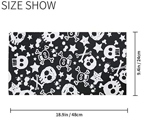 Unisex Balaclava Face Cover with Skull Stars Pattern