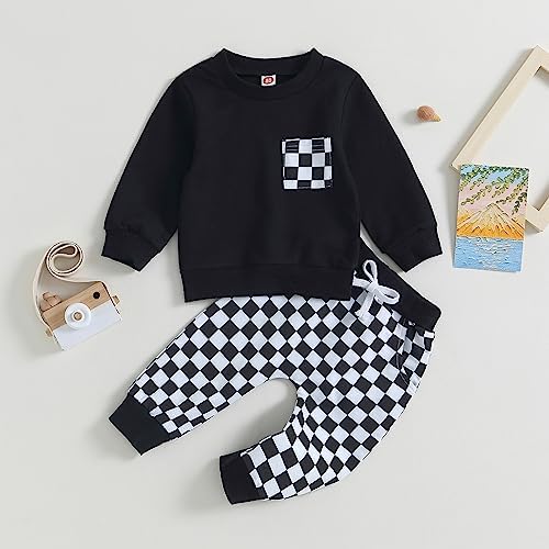 Cool Checkered Toddler Sets