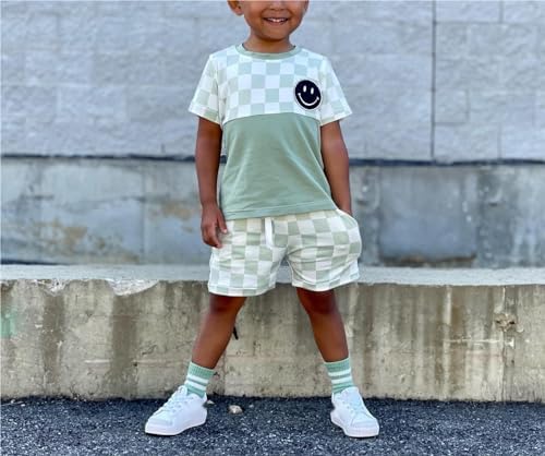 Engofs Summer Boys T-Shirt and Shorts Set