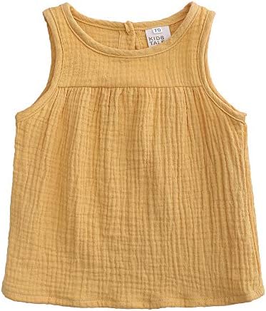 Kids Tales 2Pcs Baby Cotton Linen Outfits Set