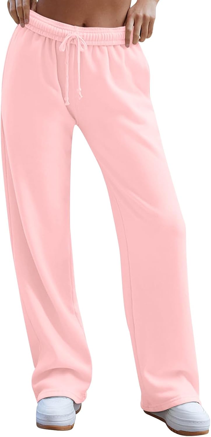 SdGgsgv AdoreWear Womens High-Waisted Wide Leg sweatpants with Pockets