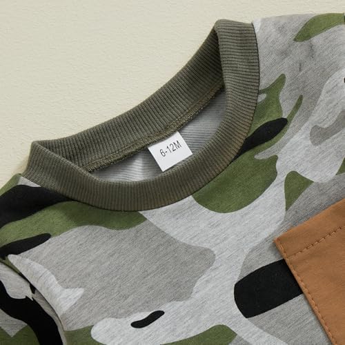 Camouflage Toddler Boys Two Piece Set