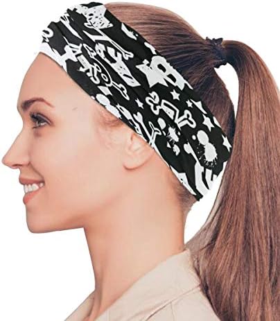 Unisex Balaclava Face Cover with Skull Stars Pattern