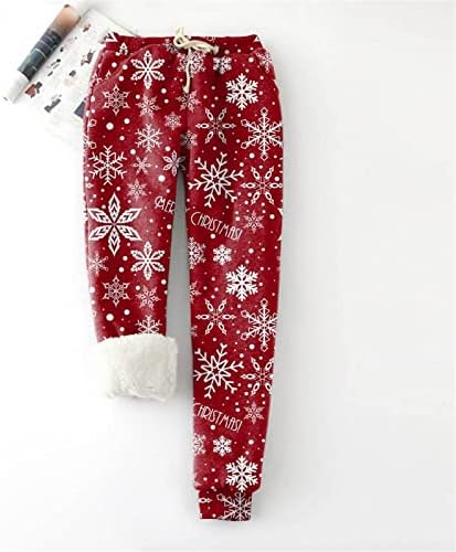 Vivid Christmas High-Waistedilate Pajama Sweatpants