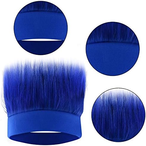 Sunshane 2-Piece Hairy Headband Blue