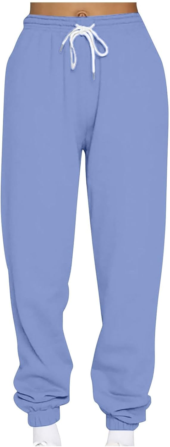 Premium Plus Size Womens Compression Sweatpants with Drawstring