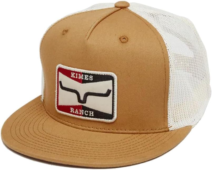 Kimes Ranch Unisex Truckers Sparkydesigned Adjustable Snapback Hat - Camo Patch