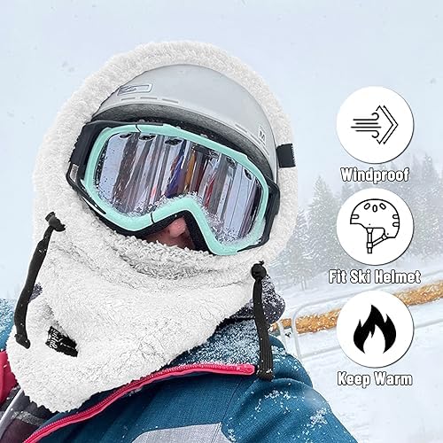 Senior Balaclava Ski Mask with Hood