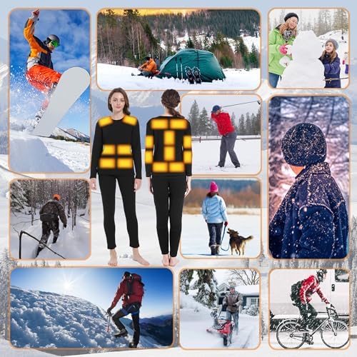 Warm Electric Thermal Underwear for Women - Hunting
