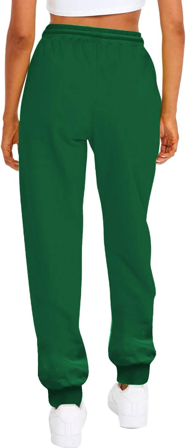 Womens High-Waisted Drawstring Track Pants