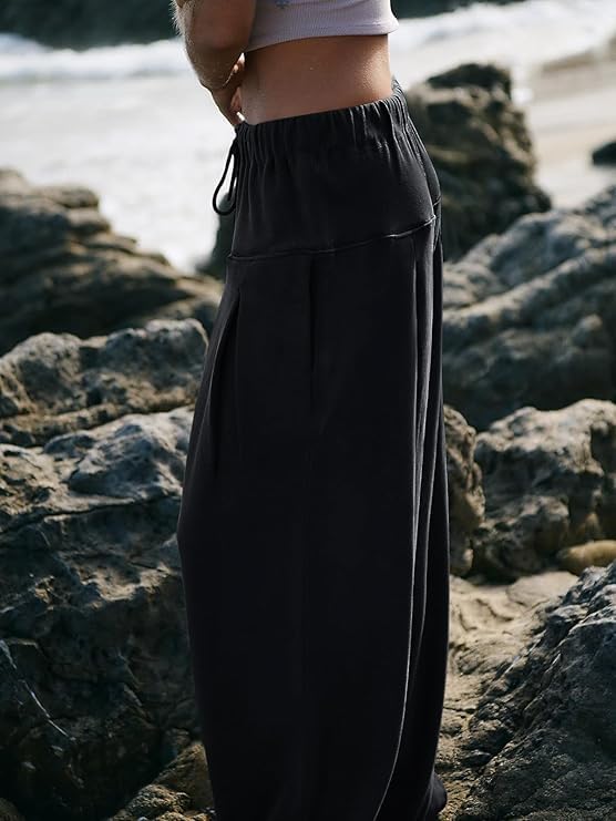 TITOMD Womens Wide Leg Athletic Joggers