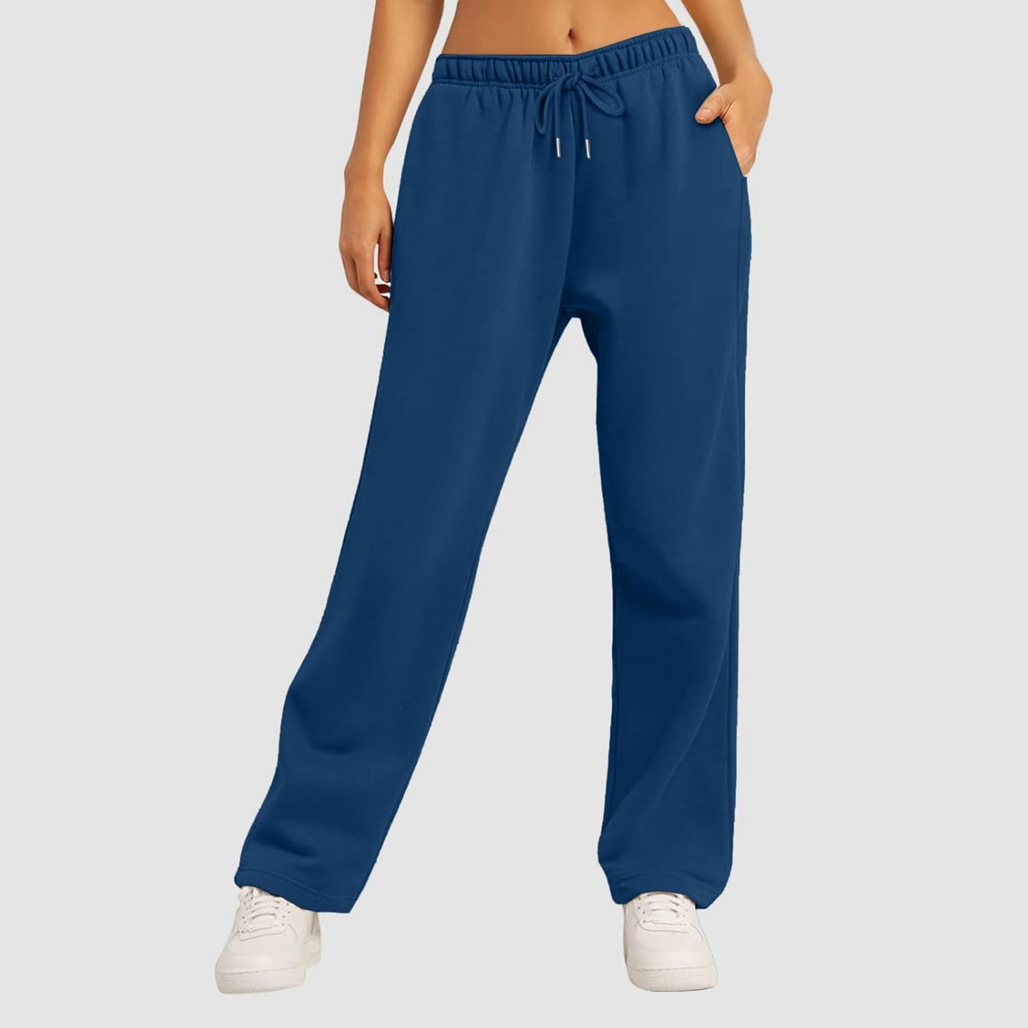 Trendy High Waist Womens Baggy Sweatpants