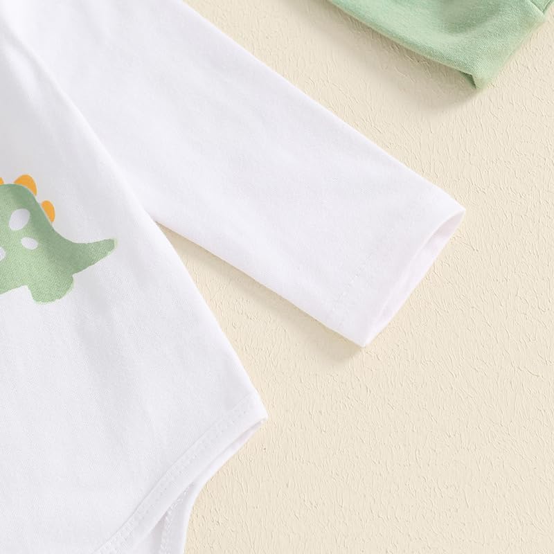 Newborn Boys clothing Set Dinosaur Horn Romper Pants Hat