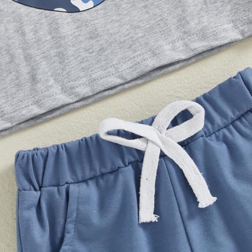 CBG Toddler Summer Toddler T-shirt Shorts Set Cute Playful Boys Outfit